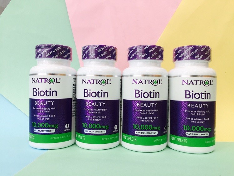 Review thuốc uống mọc tóc Natrol Biotin có tốt không từ người dùng trên webtretho