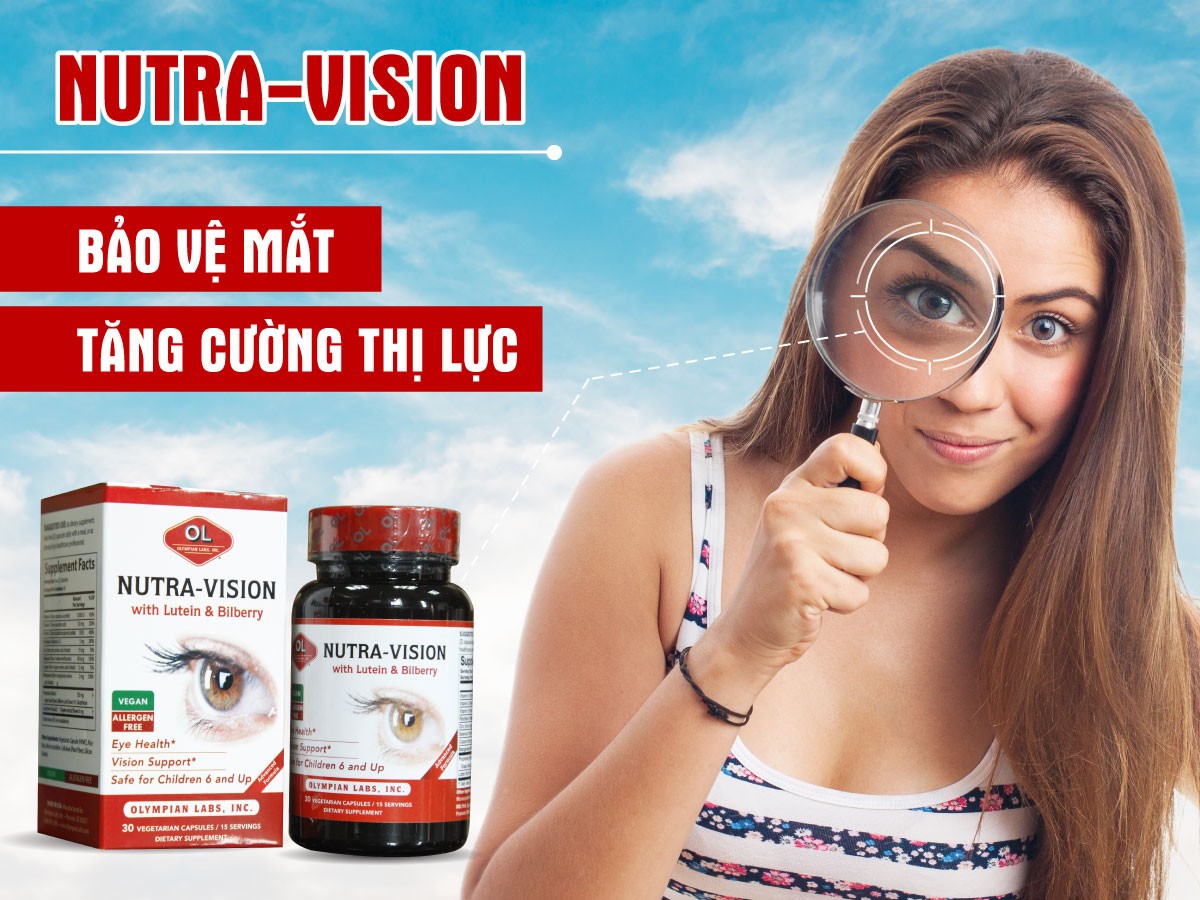 Thuốc bổ mắt Nutra Vision With Lutein & Bilberry có tốt không?