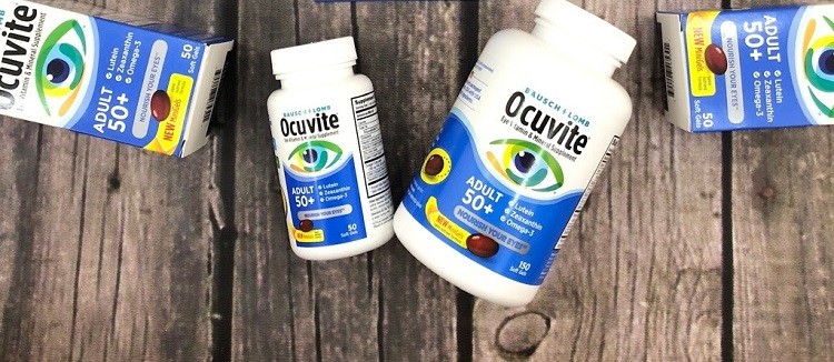 Thuốc bổ mắt Ocuvite Adult 50+ cho người trên 50 tuổi của Mỹ