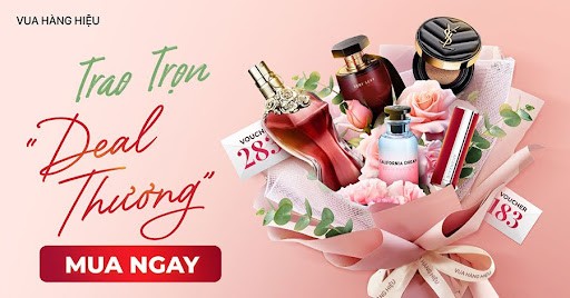 Vua Hàng Hiệu sale 8/3: Tri ân phái nữ với loạt deal khủng, giảm tới 283K