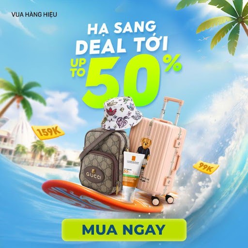 SIÊU SALE THÁNG 5: HÀNG HIỆU NỬA GIÁ, MÃ GIẢM 159K VÀ FREESHIP TOÀN QUỐC