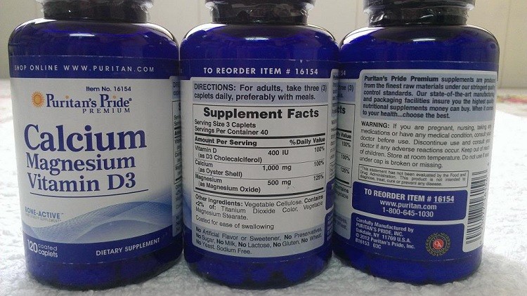 Viên uống bổ sung Calcium Magnesium Vitamin D3