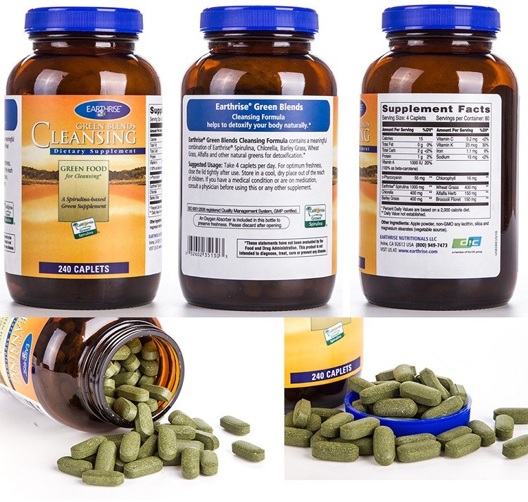 Tảo mặt trời Earthrise Green Blends Cleansing