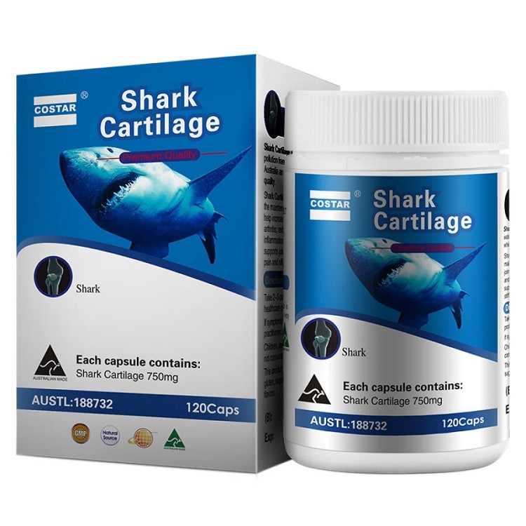 mua sụn cá mập Costar Blue Shark Cartilage 750mg chính hãng