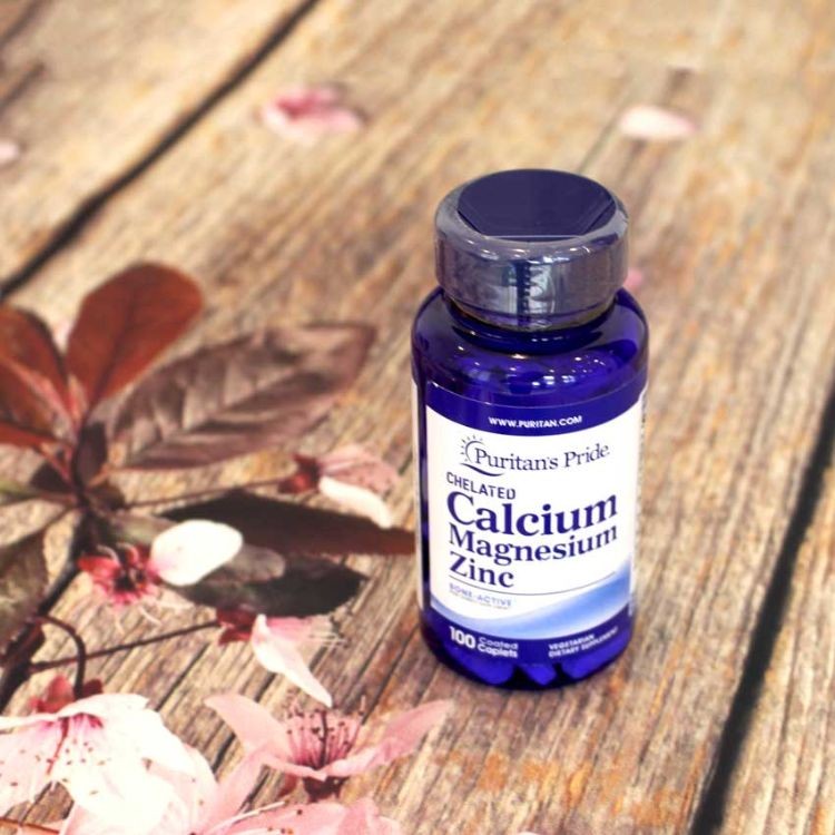 Viên uống Puritan’s Pride Calcium Magnesium Zinc