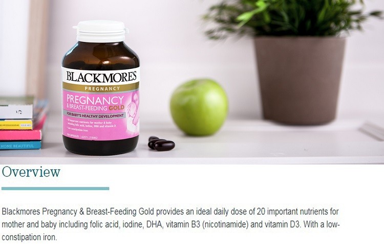Blackmores Pregnancy & Breast Feeding Gold