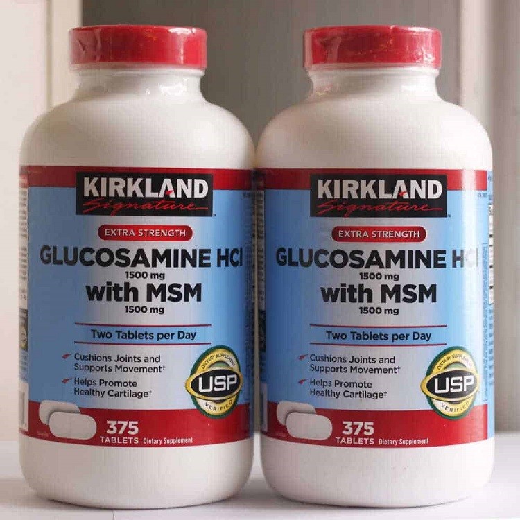 Glucosamine HCL 1500mg Kirkland With MSM