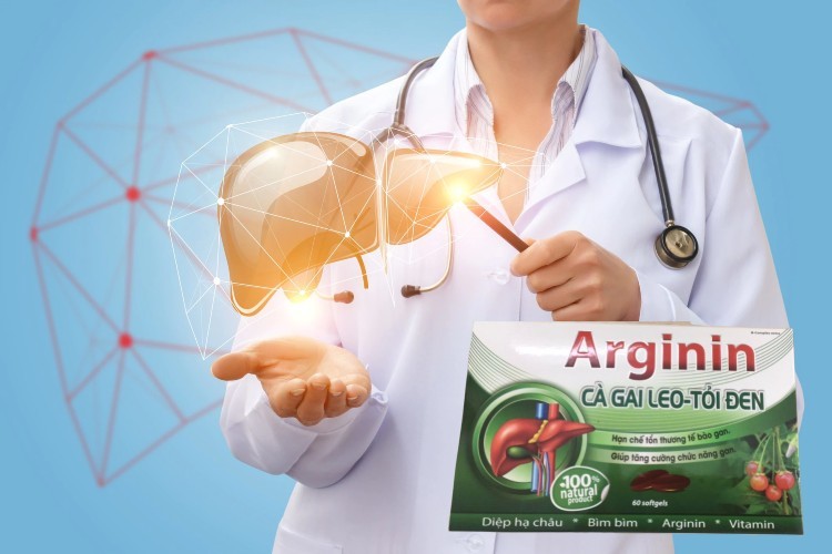 Viên uống Arginin cà gai leo - tỏi đen từ công ty dược phẩm quốc tế USA