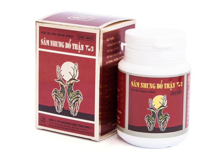 Sâm nhung bổ thận TW3 - top sản phẩm bổ thận