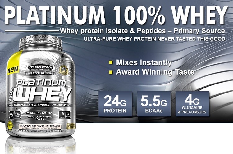MuscleTech Platinum 100% Whey