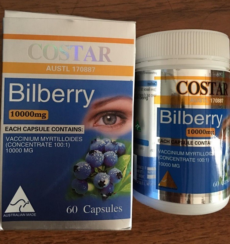 Costar Bilberry 10.000mg của Úc