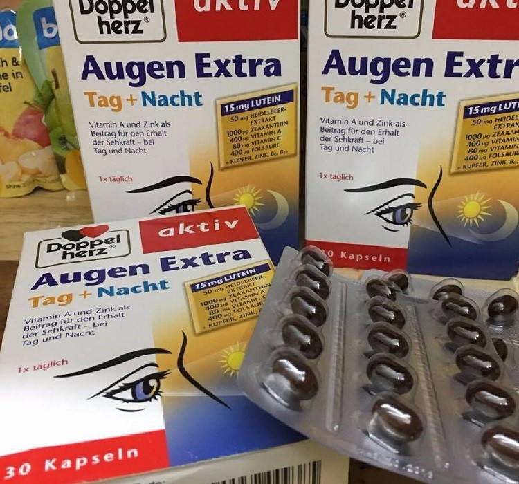 Sử dụng Doppelherz Augen Extra Tag + Nacht theo hướng dẫn