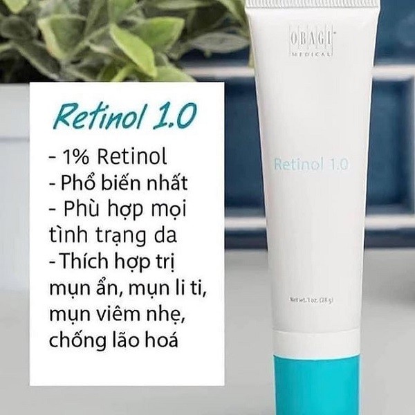 retinol obagi 1.0 có tác dụng gì, công dụng của retinol obagi 1.0, review retinol obagi 1.0