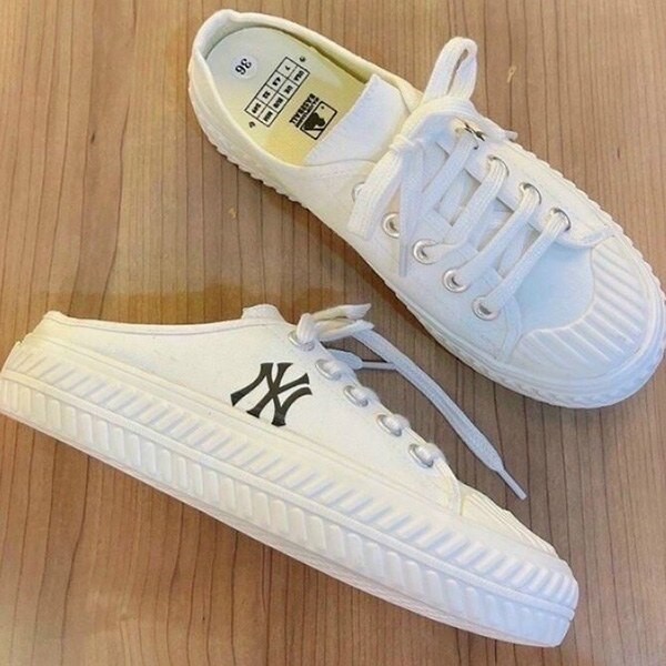 giày sục mlb trắng, giày sục mlb chính hãng, giày sục mlb