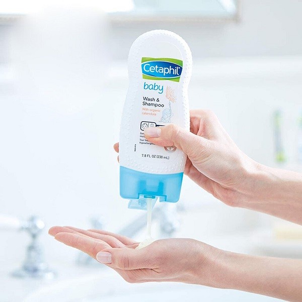 sữa tắm cetaphil cho bé, cetaphil tắm gội cho bé