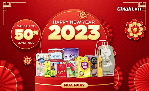 Sự kiện mừng Tết dương 2022 tại Chiaki.vn có gì?