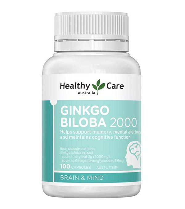 Thuốc bổ não Ginkgo Biloba Healthy Care